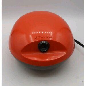 Rare Vintage Boston Red Model 16 Egg Shaped Electric Pencil Sharpener Working